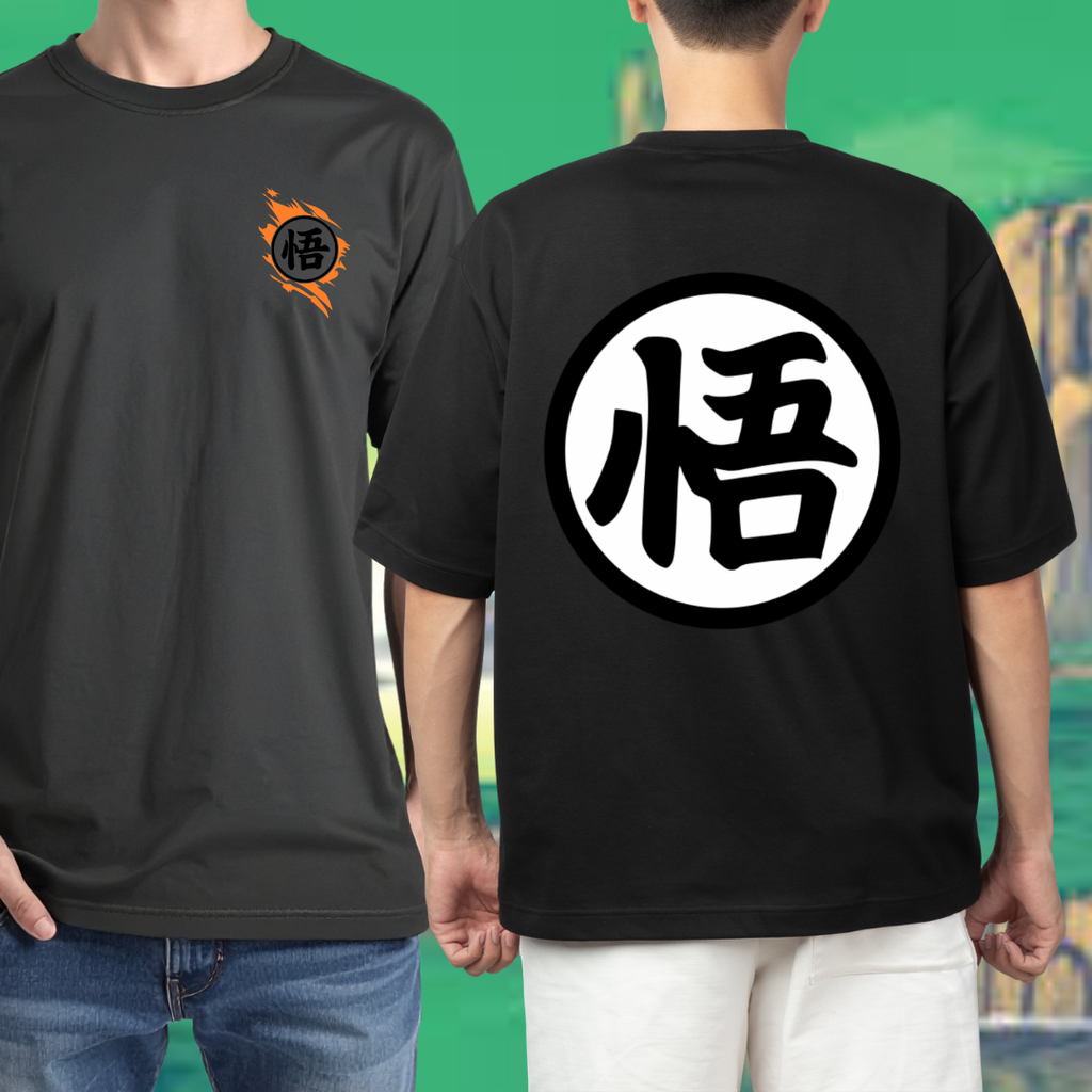 goku logo Oversized Standard T-Shirt
